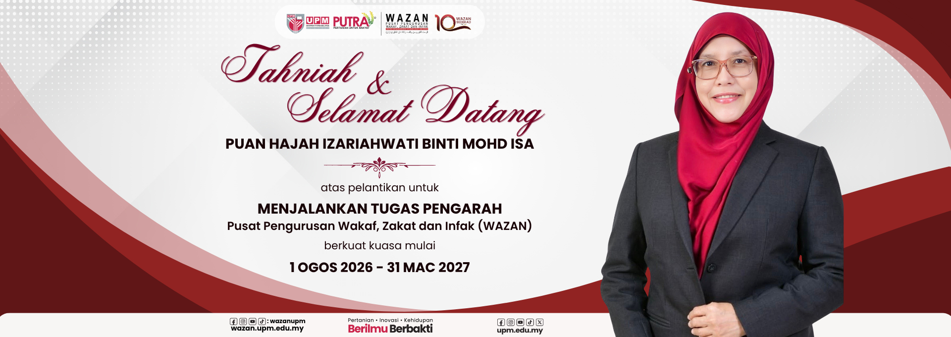 CONGRATULATION & WELCOME