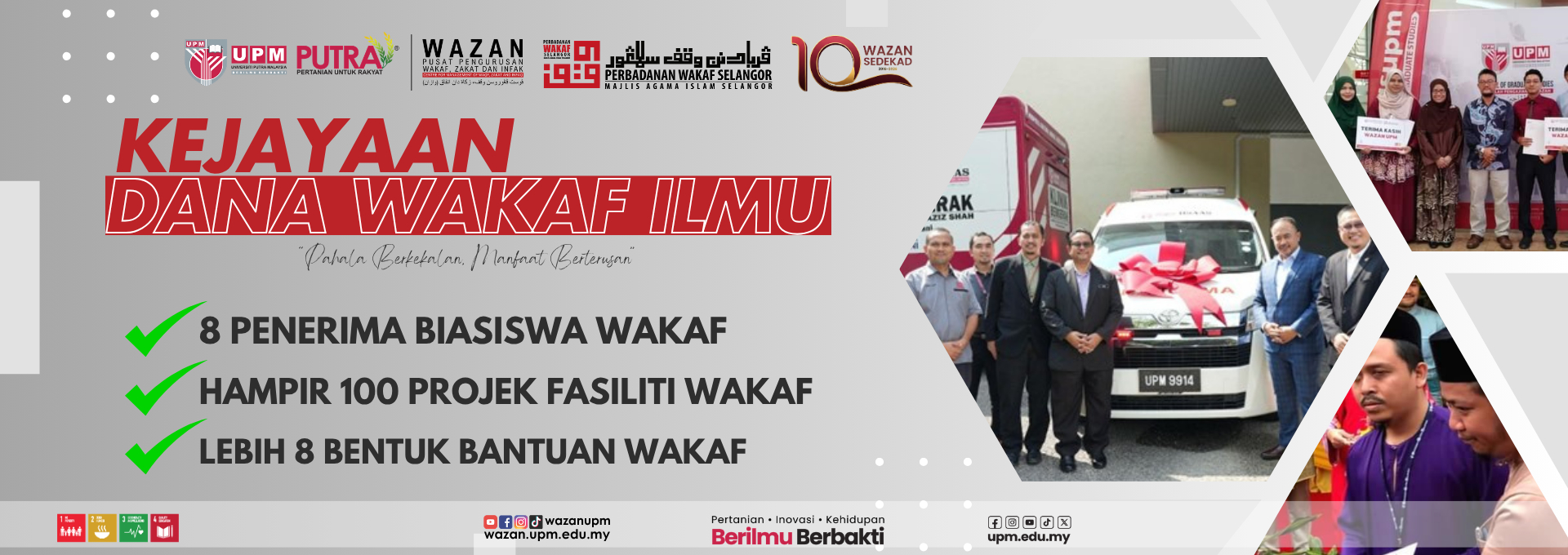 THE SUCCESS OF THE WAQF UPM