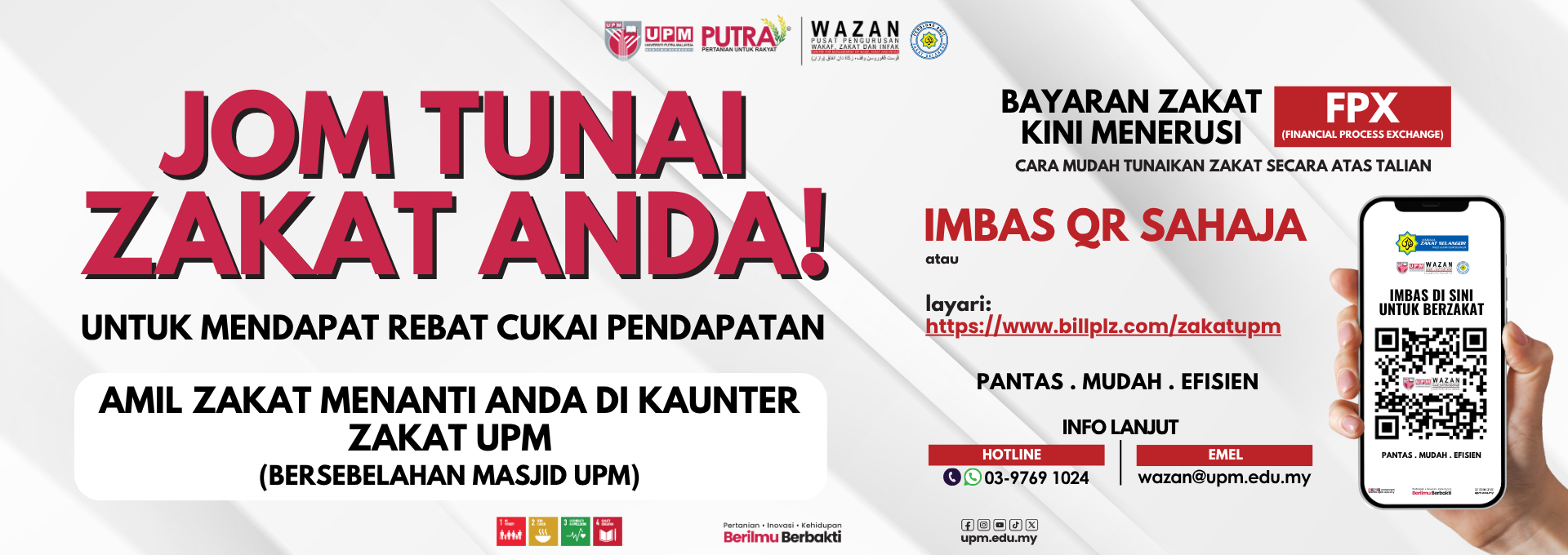 PAY ZAKAT AT UPM